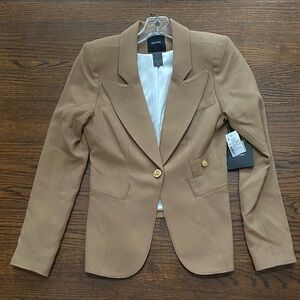NWT Smythe Duchess Blazer Jacket Camel Size 4